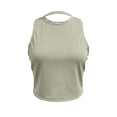 thumbnail image 6 of WEIWEN Athletic Tank Tops for Women Running Vest 2026 Trendy Cross Backless Workout Tank Tops Woman Dressy Casual Sleeveless Gym Yoga Cropped Shirts Grey, S, 6 of 7