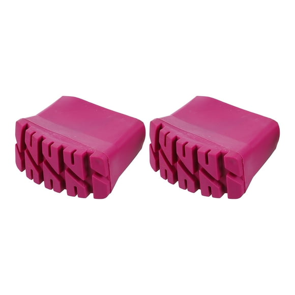EeaseMX 2 cubiertas de goma para patas de escalera plegables para el hogar, almohadilla antideslizante