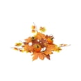thumbnail image 2 of YiFudd Candlestick Wreath, Autumn Pumpkin Maple Leaf Tabletop Decoration, 13.78 Inch, 1 Piece, 2 of 6