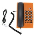 thumbnail image 2 of Corded Phone, Double Magnetic Handset Mute Function Incoming Ringer Pause Function Landline Telephone  for Home for Hotel for Office Red,,Blue,Orange,Rose Red, 2 of 7