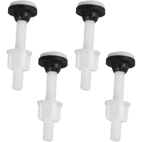 4 Pcs Toilet Tank Screw Plastic Toilet Tank Bolts White Toilet for Toilets Tank Repair