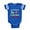 Royal Blue, variant on CafePress - Someone In Colorado Loves M - Cute Infant Baby Football Bodysuit