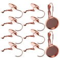 thumbnail image 4 of 20 Pcs Plateaux de Pendentifs à Serti Clos Base Plateaux de Réglages de Boucles d'Oreilles Crochets de Boucles d'Oreilles avec Plateaux à Serti Clos Vierges de Pendentifs de Boucles d'Oreilles, 4 of 8