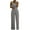 Gray, variant on Aayomet Women Jumpsuits Women Rompers Metal Button Tank Top High Waist Wide Leg Jumpsuit Soild Color Jumpsuit,Gray L
