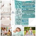 thumbnail image 5 of Granddaughter Gifts from Grandma, Granddaughter Blanket Throws, Graduation Gifts for Birthday Christmas Valentine Special Occasions 60"x50"., 5 of 13
