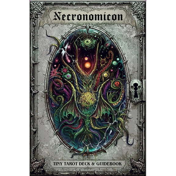 Necronomicon Tiny Tarot Deck and Guidebook, (Hardcover)