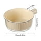 thumbnail image 3 of Cesta de colador de doble capa | Cuenco de drenaje de polipropileno con agarre ergonómico | Enjuague y sirva productos, verduras, frutas | 7.64x5.9x2.76 pulgadas | Colador de cocina versátil, 3 of 6