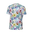 thumbnail image 6 of Wukai Cactus1 Print Men's Short-Sleeved Mesh T-Shirt,Quick-Dry Short Sleeve Workout T-Shirt-Large, 6 of 8