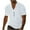 White, variant on Dagugfen Shirts for Men V Neck Stand Collar Button Loose Lightweight Casual Short Sleeve Tee Shirts Fashion
