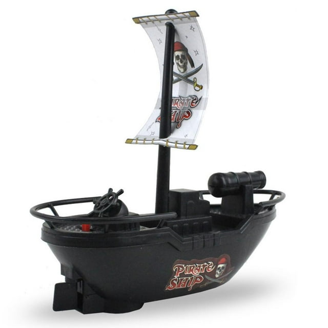 Juguete de baño de barco pirata juguetes de baño de piscina de barco pirata de plástico para niños para piscina Anggrek Otros