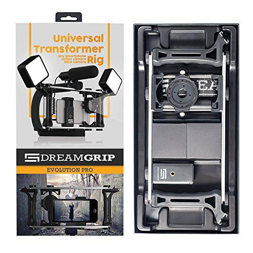 Renewed Basic Phone Video Kit for Vlogging Action and DSLR Cameras Youtubers Journalists or Movie-Makers DREAMGRIP Evolution 2 PRO Universal Modular Transformable Rig System for Any Smartphone 