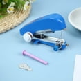 thumbnail image 2 of 1Pc Blue Handheld Sewing Machine, Portable Mini Manual Sewing Handy Needlework Tool Mini Sewer Machine Hand Stitcher Sewing, 4.33x2.75", 2 of 9
