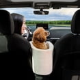 thumbnail image 4 of Asiento elevador de coche para mascotas Portador de viaje para cachorros Beige ovalado Sunnimix Asiento elevado para mascotas, 4 of 8