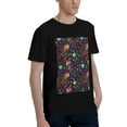 thumbnail image 2 of Bingfone Rainbow Jellyfishes Men'S Loose Fit Short-Sleeve Pocket T-Shirt, 2 of 7