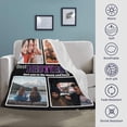 thumbnail image 5 of Custom Blanket Gifts for MOM, Customized Blankets with Photos, Make a Personalized Bed Throws to My Mom for Mothers Day, Custom Souvenir Throw Blanket for Best Mom Ever Blankets, 5 of 5