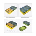 thumbnail image 6 of 3-Pack Clear Hard Plastic Fishing Tackle Boxes, Luminous Portable Storage Organizer for Lures Hooks Sinkers, Durable Case for Freshwater Saltwater Sea Fishing Outdoor Use, 6 of 7