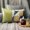 16. Chartreuse Green (Joyful Jumble C), variant on The HomeCentric Decorative Lumbar Pillow Cover Chartreuse Green, 12"x16" (30x40 cm) Cotton Canvas Painted, Texture Lumbar Cushion Covers For Sofa, Couch, Abstract Modern - Canvas Tints Chartreuse