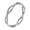 Silver, variant on Trendy Twisted Rope Design Stainless Steel Ring for Women Geometric Wrap Pinky Finger Minimalist Jewelry Silver Size 9