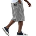 thumbnail image 2 of Dresfit Corduroy Shorts for Men Baggy Long Shorts Summer 2026 Drawstring Multi Pockets Vacation Short Pants Elastic Waist Stretch Loose Holiday Bermuda Shorts 2XL, 2 of 4