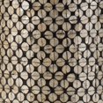 thumbnail image 4 of Taburete Benzara, 51 cm, redondo, madera con incrustaciones de capiz, 4 of 5