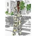 thumbnail image 2 of Stellar Design Studio 19x24 White Modern Wood Framed Museum Art Print Titled - Fashion in the City 2, 2 of 4