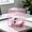 💖 Pink_Hot#45, variant on Transparent Acrylic Money Bank with Lock and Key, Large Capacity Savings Box, Clear Rectangular Piggy Bank for Saving Cash and Coins