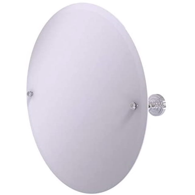 Allied Brass DT-90-PC Miroir Inclinable Rond Sans Cadre avec Bord Biseauté - DT-90-PC