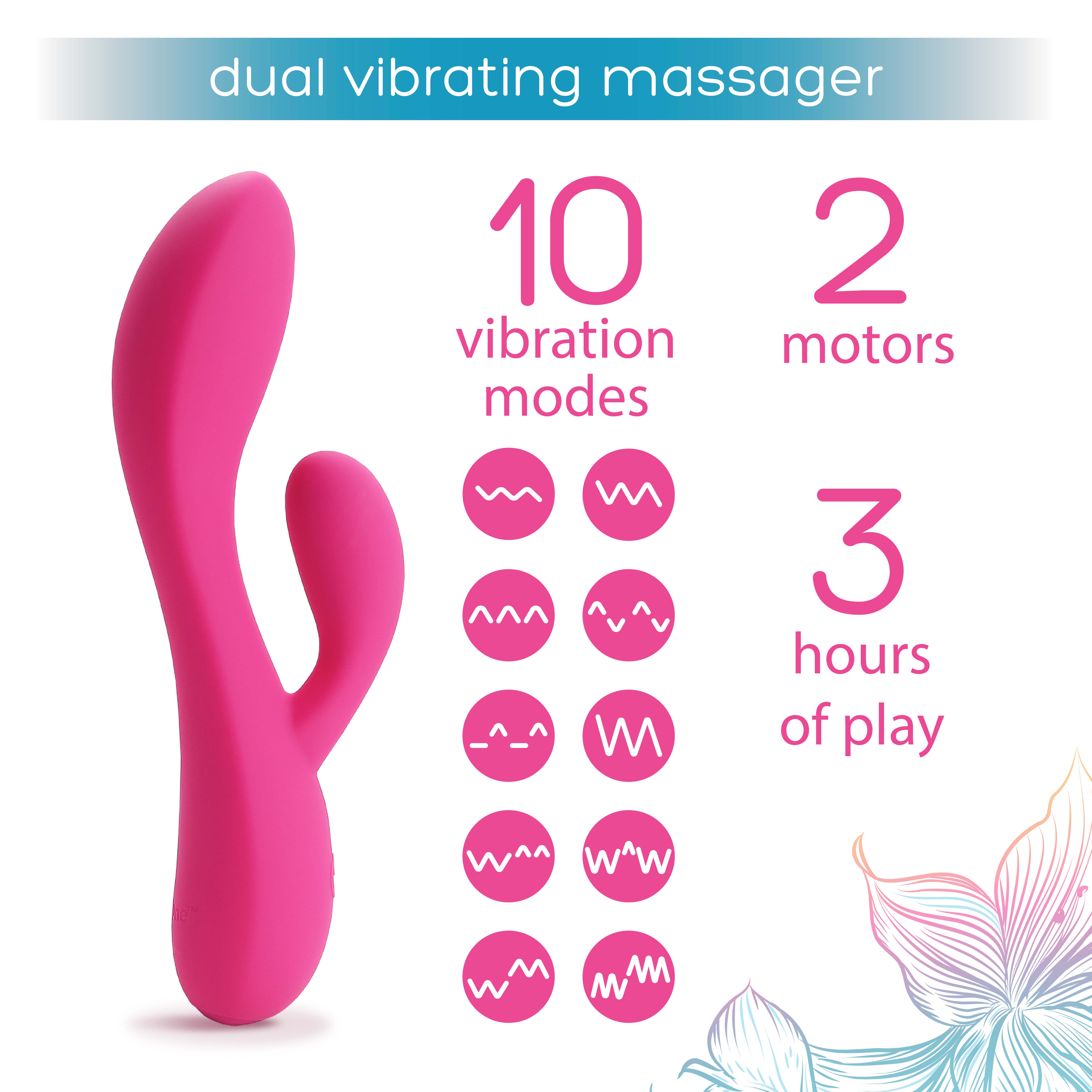 plusOne Dual Vibrating Massager Vibrator - image 2 of 9