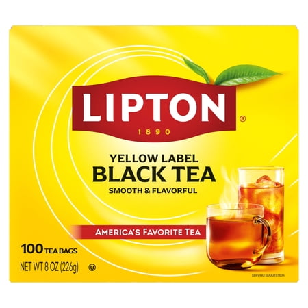 Lipton Black Tea Bags  100 Count