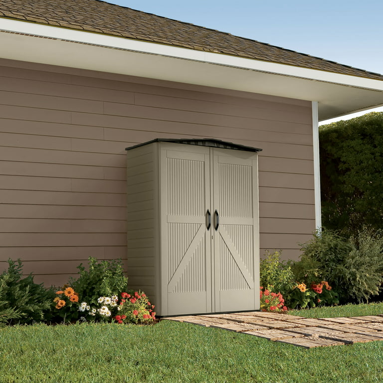 Rubbermaid 2 ft. x 2 ft. Vertical Storage Shed 2035894 - The Home