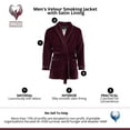 thumbnail image 5 of Ascentix  Velour Smoking Jacket with Satin Lining (Men), 5 of 5