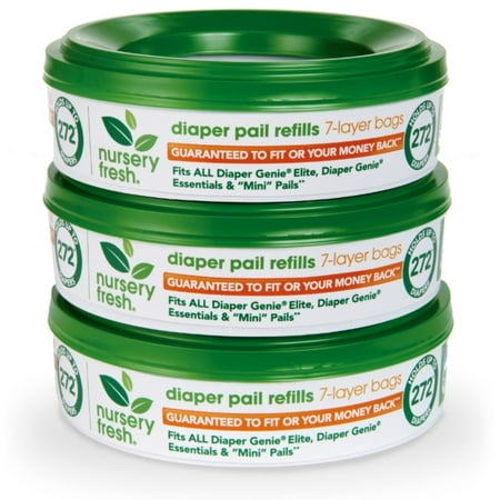 Munchkin Fresh Refill for Diaper Genie 3 ea (Pack of 6)