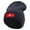 Navy, variant on Star Vietnam Veteran Embroidered 12 Inch Long Knitted Beanie - Heather Grey OSFM