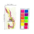 thumbnail image 2 of 12 Color Glitter Watercolor Paints Set Pearlescent Color Artist Art Set For Painting On Fabric Paper Crafts, 2 of 6