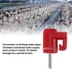 thumbnail image 3 of Bebedero Con Tetina Para Pollos, Bebedero Con Tetina De Agua Para Aves De Corral, Accesorios Para Exteriores Para Pollos, Duradero Y Confiable, 30 Uds., 3 of 8