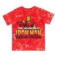 thumbnail image 2 of Marvel Avengers Iron Man Little Boys T-Shirt and French Terry Shorts Outfit Set Little Kid to Big Kid, 2 of 5