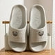 thumbnail image 5 of Zapatillas de hombre de verano con dibujos de oso, suela suave y gruesa para interiores, antideslizantes, chanclas exquisitas para baño, playa, zapatos al aire libre para parejas, 5 of 5
