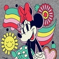thumbnail image 3 of Disney - Mickey & Friends - Minnie Mouse - Happiness - Toddler And Youth Girls Raglan Graphic T-Shirt, 3 of 5