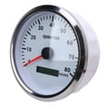 thumbnail image 1 of Boat Tacho Gauge,110mm 4-3/8in 7 Color Backlight DC 9-32V 8000RPM Tachometer Gauge with Hour Meter Compatible with Various Tacho RPM Sensors, Featuring Moving Magnet, 1 of 7