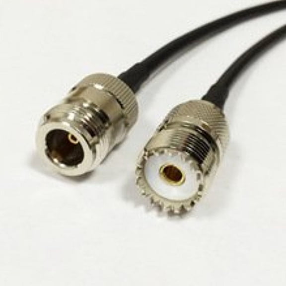 RF Antenna Cable With UHF Female To N Type Female Jack Pigtail RG58 50CM High Quality Ships Quickly From USA