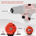 thumbnail image 6 of JUEMEL 3/8" Chuck Cordless Drill Drivers with 2000mAh Battery, 2-Speed Gearbox 1450 RPM MAX, 6 of 7