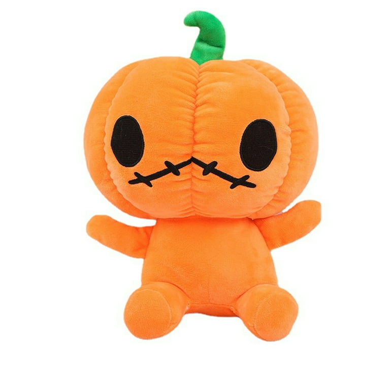11.8 Inch Halloween Plush Toy Cute Pumpkin Plush Doll Home Decorations