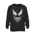 thumbnail image 2 of Marvel Venom Men's & Big Mens Long Sleeve Smoke Graphic Tee Shirt, Sizes S-3XL, 2 of 3
