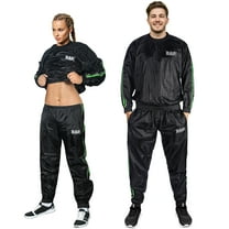 RAD Sauna Suit for Men & Women – Sweat Enhancing Workout Suit for Weight Loss, Anti-Tear Sweat Suit for Gym, Running, Training, Boxing & Fitness (Green, 3XL)