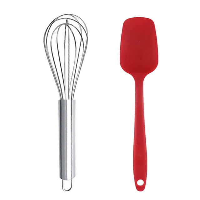 Juego de utensilios de cocina de silicona 2 uds, cuchara de espátula antiadherente para utensilios de cocina antiadherentes resistentes al calor