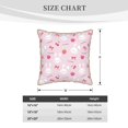 thumbnail image 2 of KLL Love Rabbit Decorative Throw Pillow Covers Velvet Soft for Couch Sofa Bedroom Living Room Outdoor (No pillow core)- 18"x18", 2 of 5
