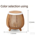 thumbnail image 3 of YYV USB Hollow Aroma Diffuser 5V Ultrasonic Humidifier Essential Oil Diffuser Night Light Quiet Auto Shut-Off Compact Home Office Bedroom Aromatherapy Humidifier USB Diffuser, 3 of 8