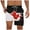 Black^, variant on Jjayotai Mens George Shorts, Men's Canadian Maple Leaf Print Shorts, Double Layer Beach Shorts with Compression Liner Pocket Elastic Waist Drawstring