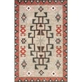 thumbnail image 2 of nuLOOM Clio Aztec Bordered Machine Washable Area Rug, 5' x 8', Brown, 2 of 9