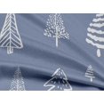 thumbnail image 5 of oneOone Rayon Dusty Blue Fabric Tree Fabric For Sewing Printed Craft Fabric By The Yard 56 Inch Wide, 5 of 8